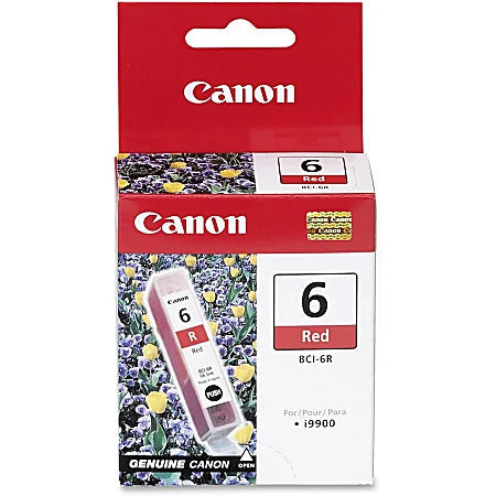 Original Canon BCI-6 Standard Yield Red Ink Cartridge