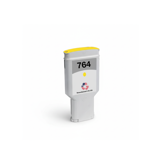 JIT Brand for HP 764 300mL Yellow Remanufactured in the USA Ink Cartridge