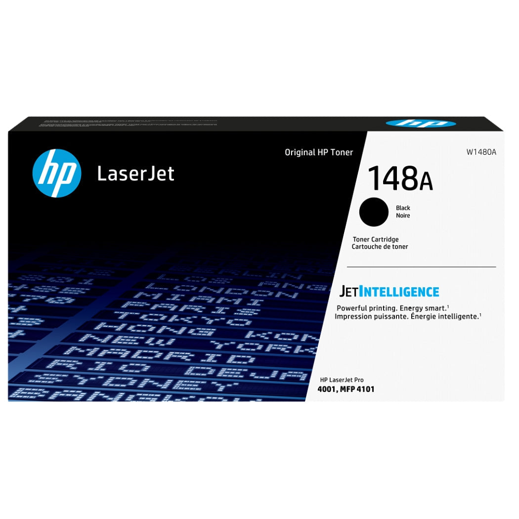 Original HP 148A Standard Yield Black Toner Cartridge, W1480A