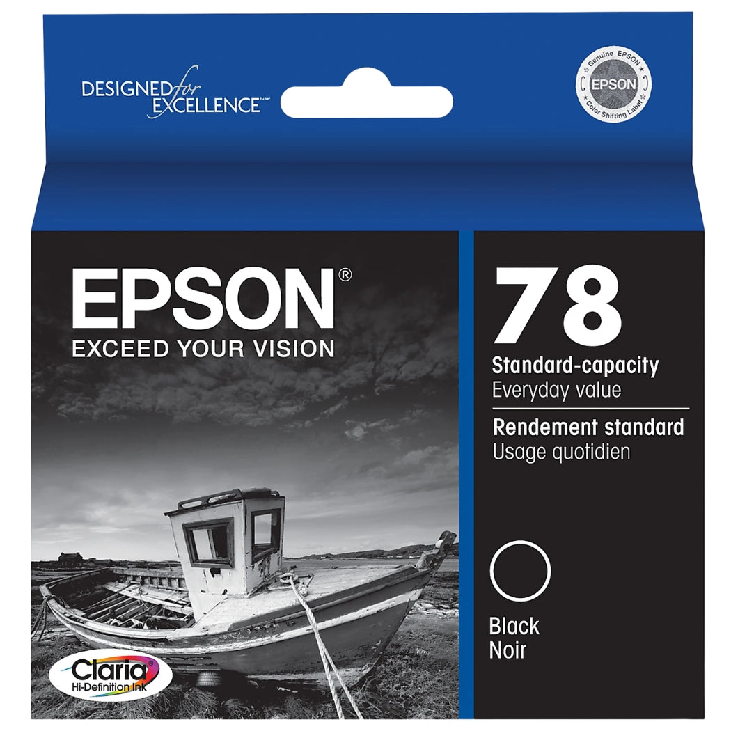 New Genuine Epson 78 (T078120) Black Ink Cartridge