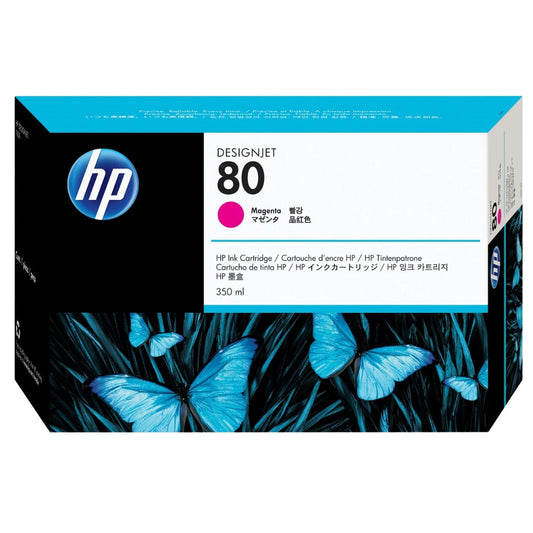 Original HP 80 (C4847A) Magenta Ink Cartridge