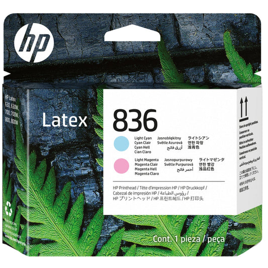 Original HP 836 (4UV97A) Light Cyan and Light Magenta Printhead