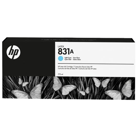 HP 831A Light Cyan 775ml Ink Cartridge, CZ686A