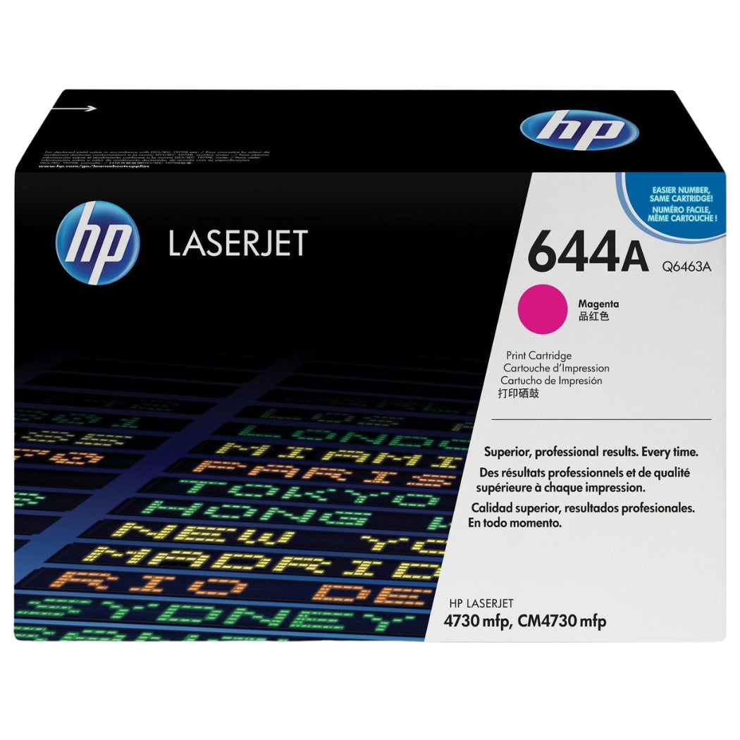 Original HP 644A Standard Yield Magenta Toner Cartridge, Q6463A