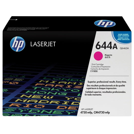 Original HP 644A Standard Yield Magenta Toner Cartridge, Q6463A