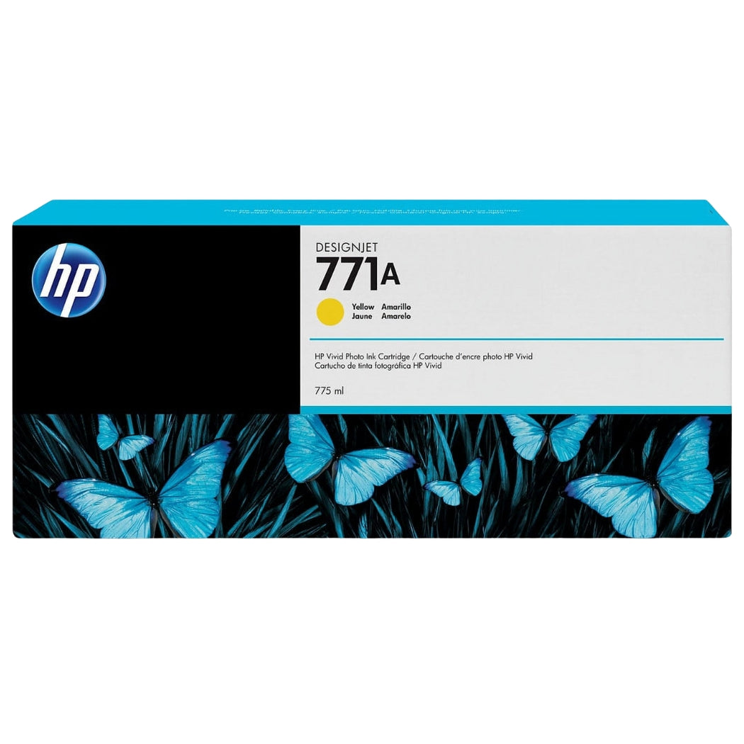 HP 771A 775-ml (B6Y18A) Yellow Standard Yield Ink Cartridge
