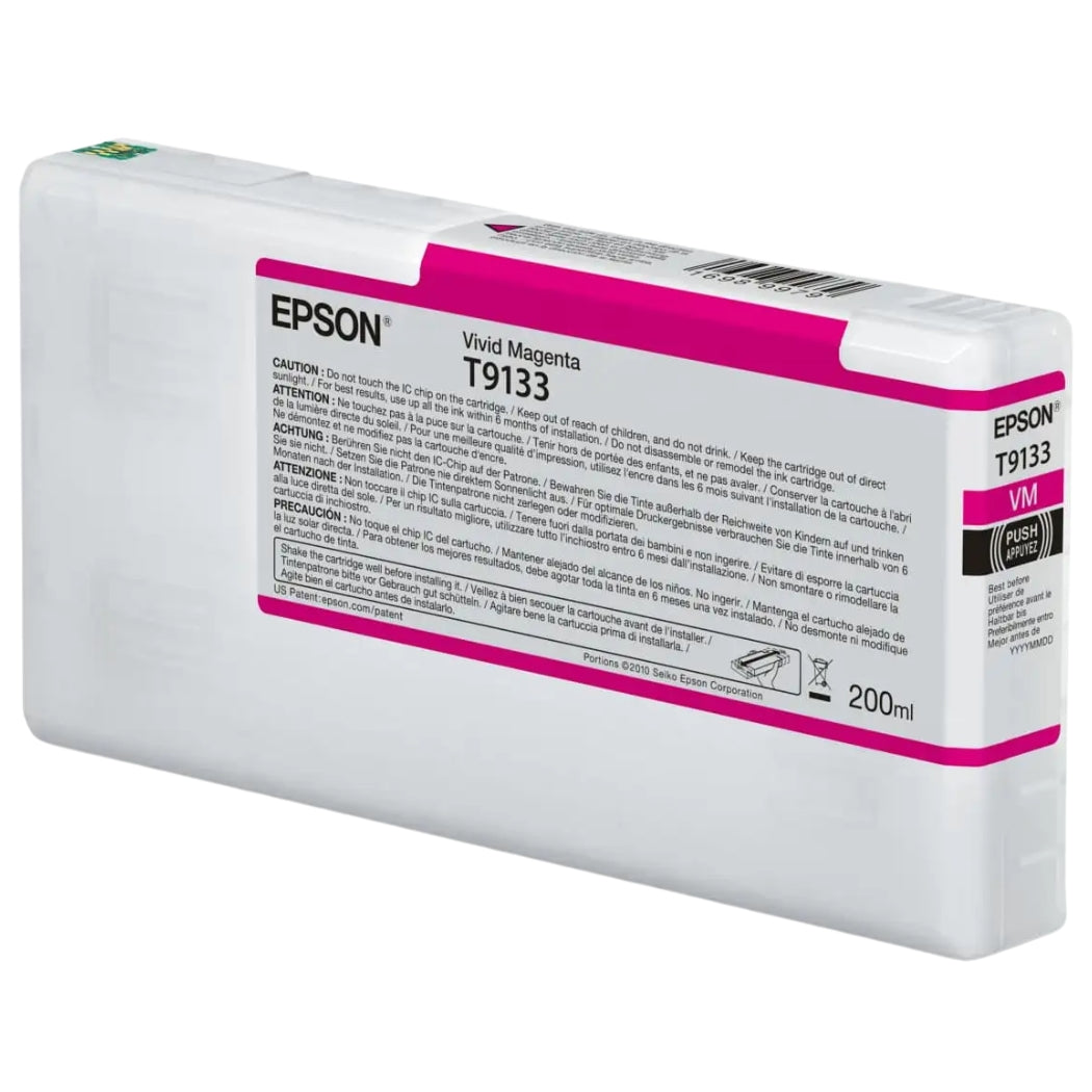Original Epson T9133 Standard Yield Magenta Ink Cartridge