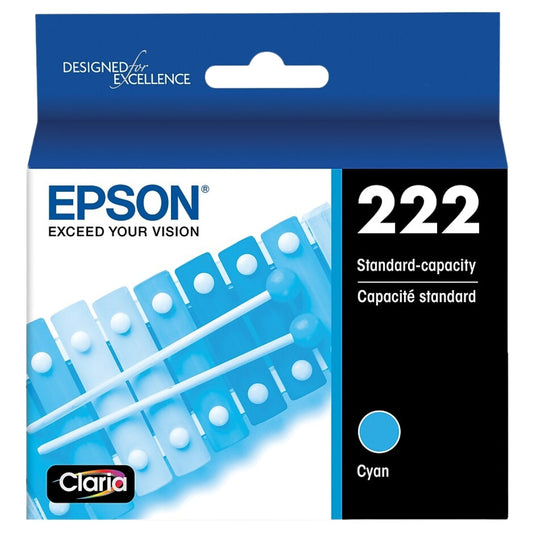 Epson 222 Cyan Ink Cartridges, T222220-S