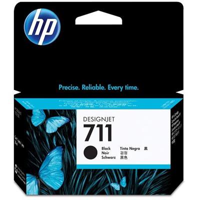 Original HP 711 28ml Standard Yield Black Ink Cartridge, CZ129A