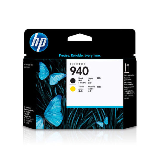 Original HP 940 Standard Yield Black/Yellow Printhead, C4900A