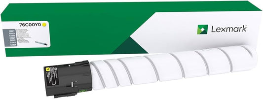 Genuine Lexmark 76C00Y0 High Yield Yellow Toner Cartridge