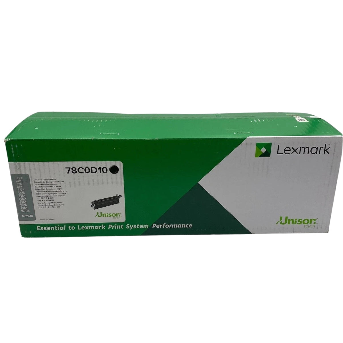 Original Lexmark 78C0D10 Extra High Yield Black Developer Unit