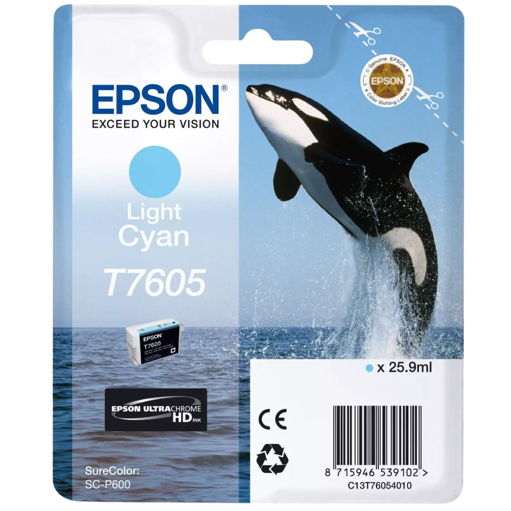 Epson Whale T7605 Light Cyan Ink Cartridge