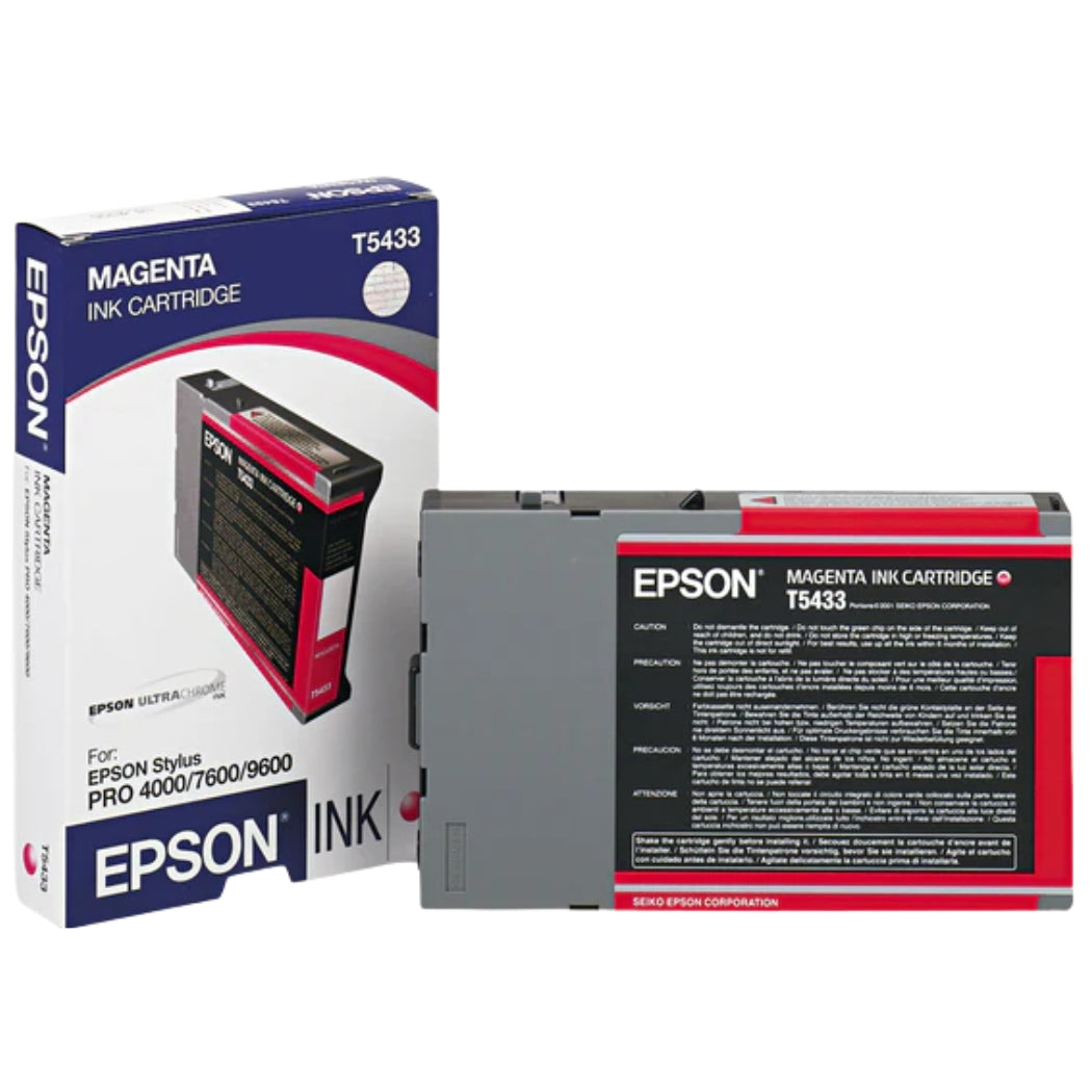 Epson T543 110ml Standard-Yield Magenta Ink Cartridge, T543300