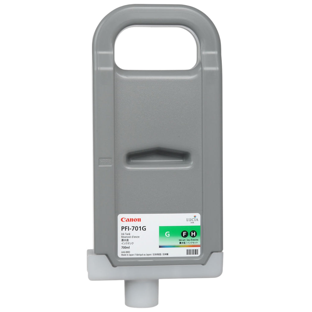 Genuine Canon 700ml PFI-701 Green High-Yield Ink Cartridge, 0907B001AA