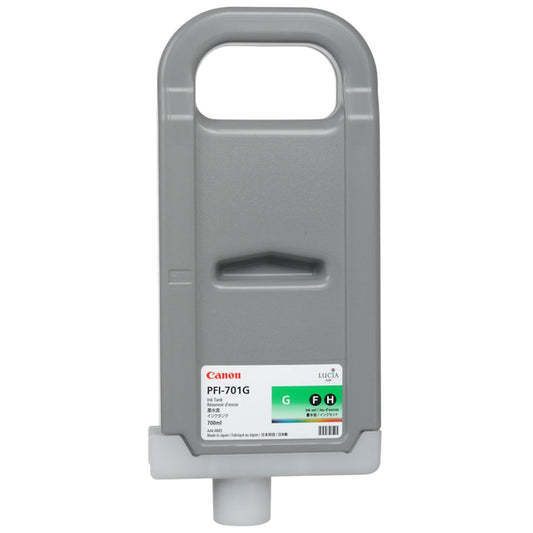 Genuine Canon 700ml PFI-701 Green High-Yield Ink Cartridge, 0907B001AA