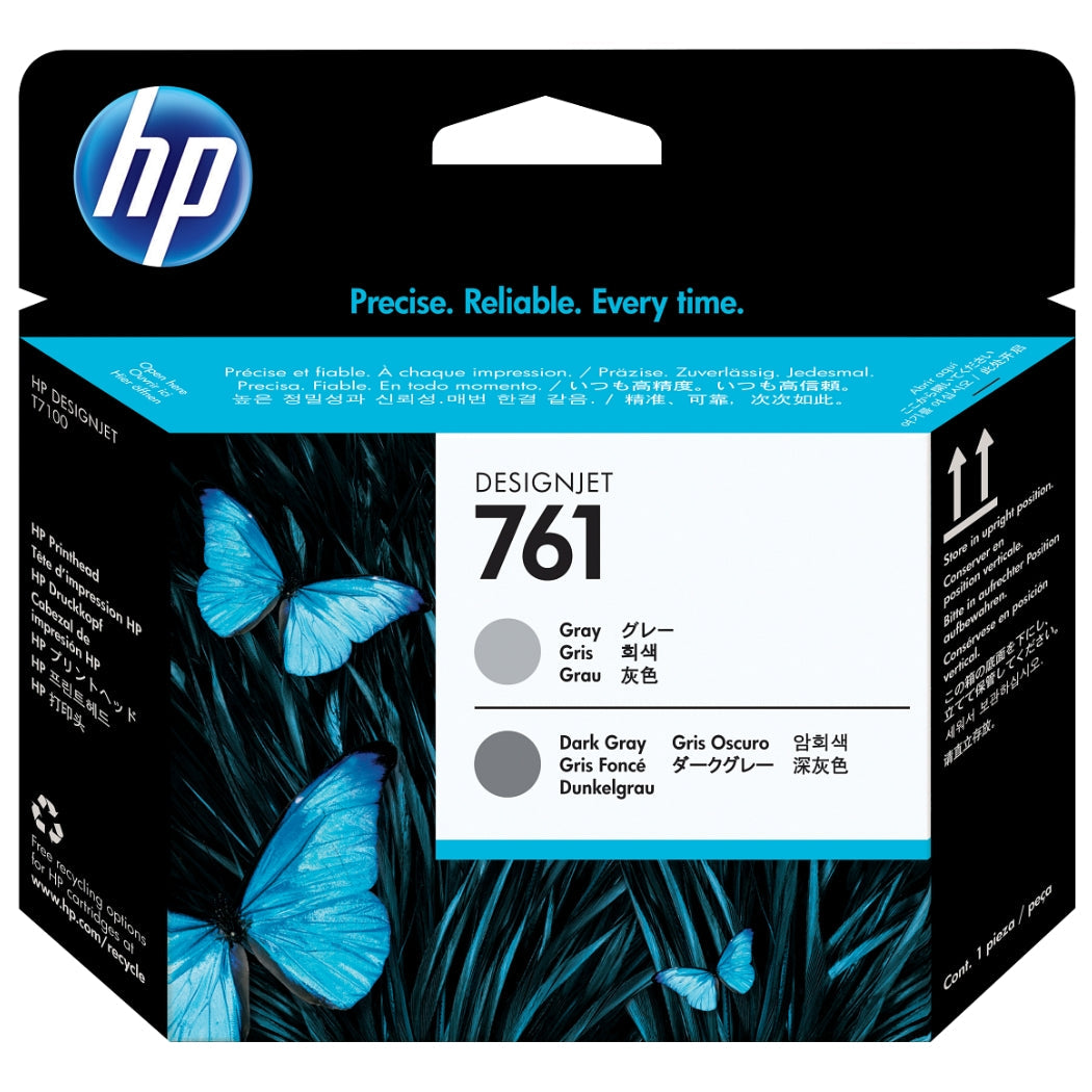 Original HP 761 (CH647A) Gray / Dark Gray Printhead