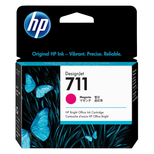 Original HP 711 29-ml (CZ131A) Magenta DesignJet Ink Cartridge