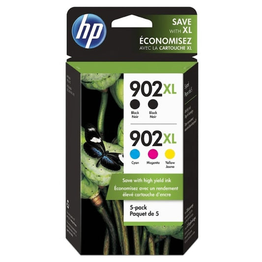 Original HP 902XL 2 Black and Color Ink Cartridge
