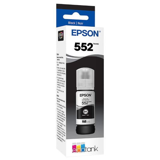 Original Epson T552 Black Ink Bottle, T552020-S