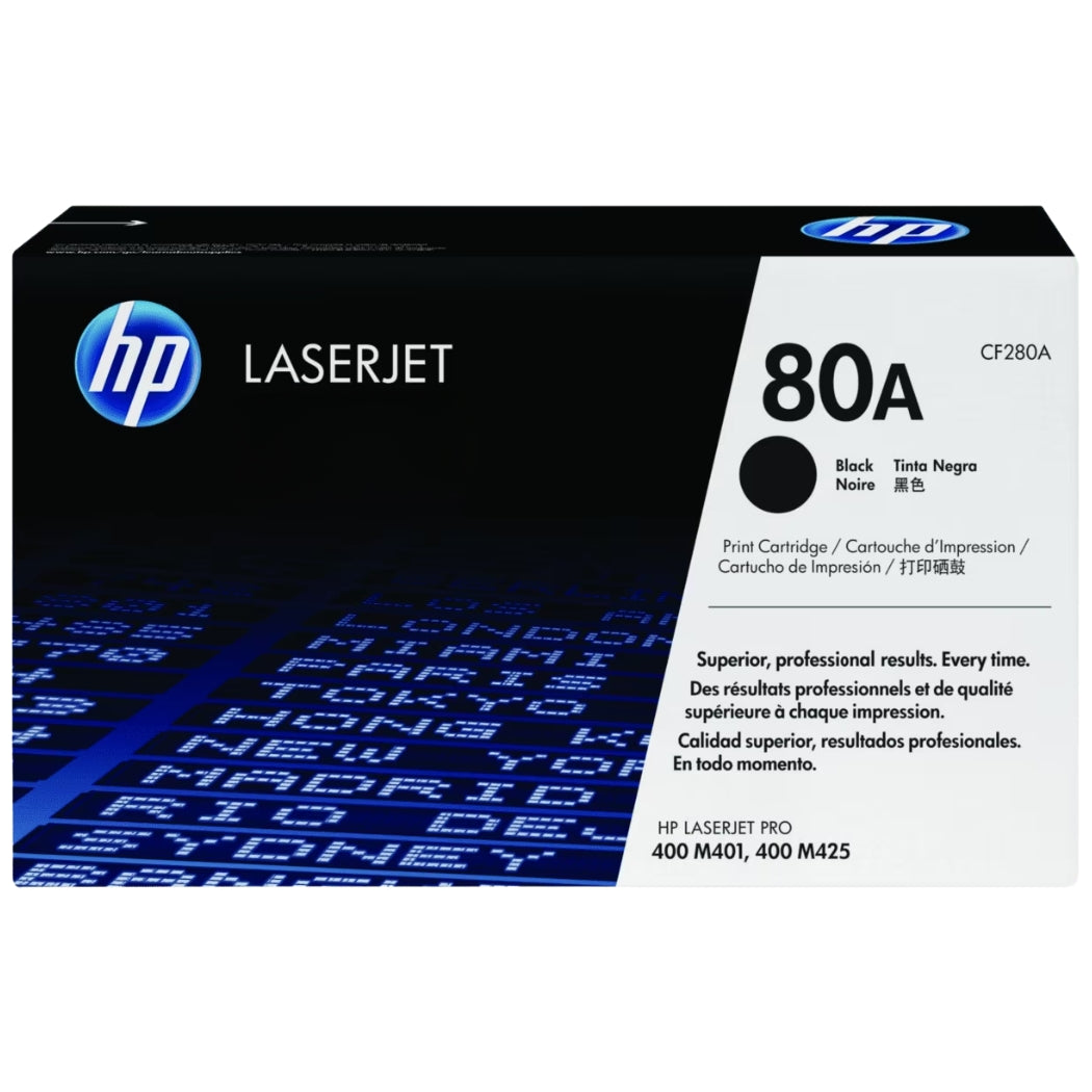 HP 80A (CF280A) High Yield Black LaserJet Toner Cartridge