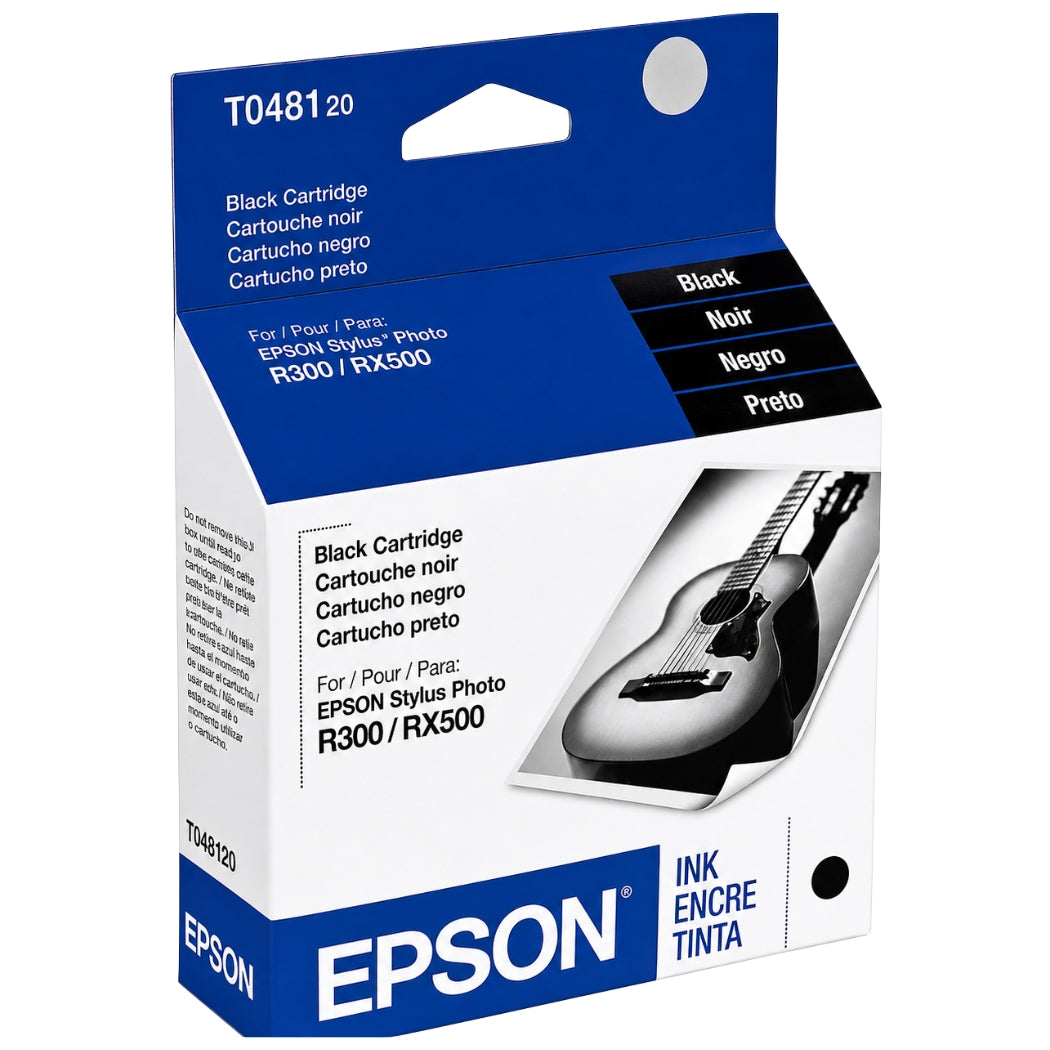 Original Epson (T048) Black Ink Cartridge, T048120