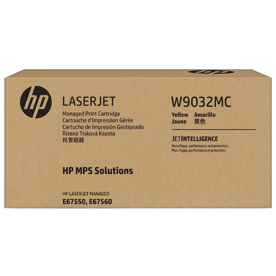 Original HP W9032MC Yellow High Yield Toner Cartridge