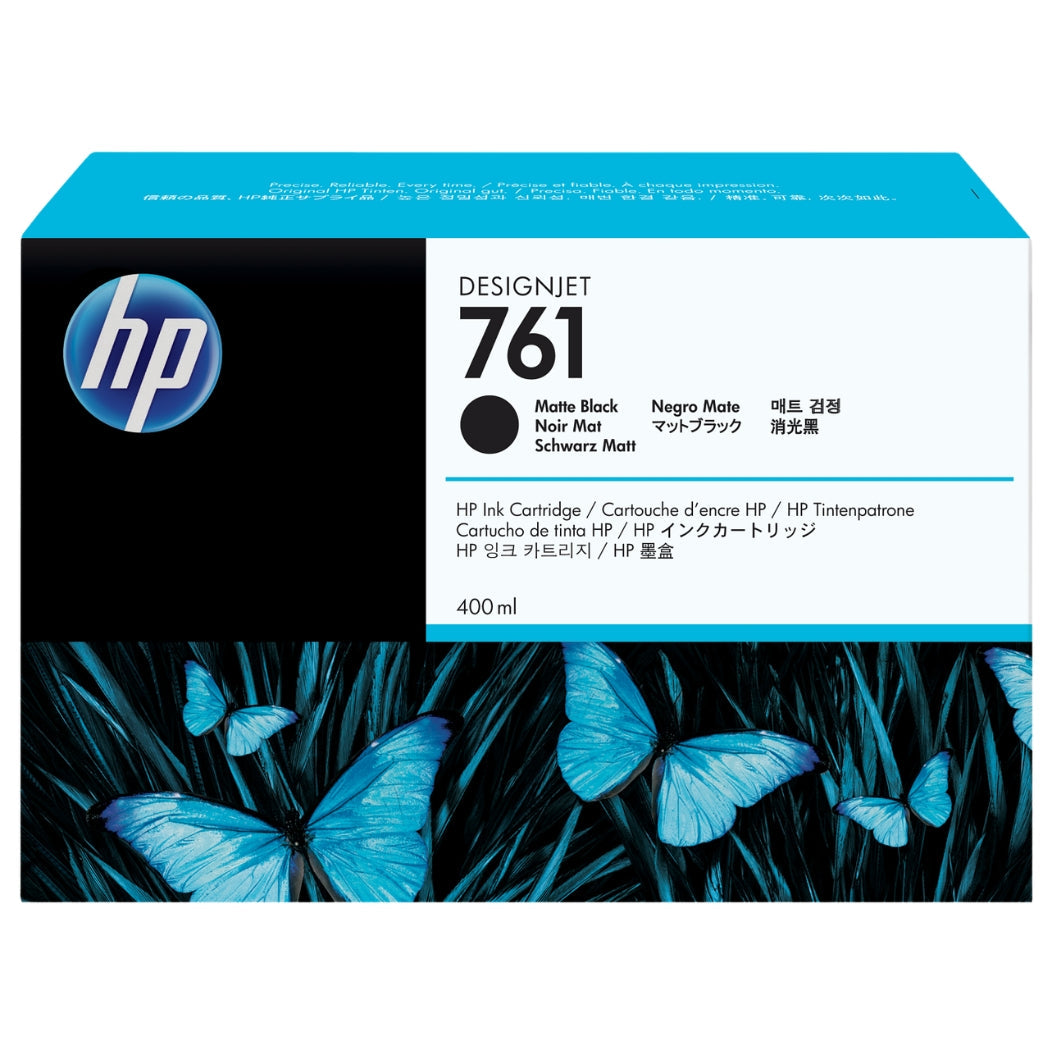 HP 761 400mL (CM991A) Matte Black Ink Cartridge
