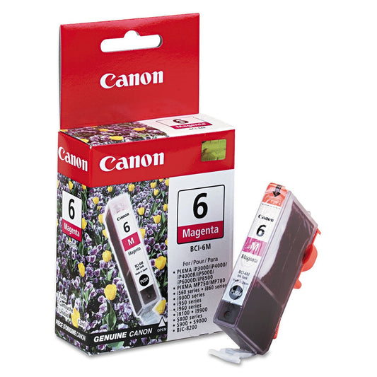Original Canon BCI-6 Standard Yield Magenta Ink Cartridge