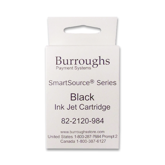 New Genuine Burroughs SmartSource Series Black Ink Cartridge 82-2120-984