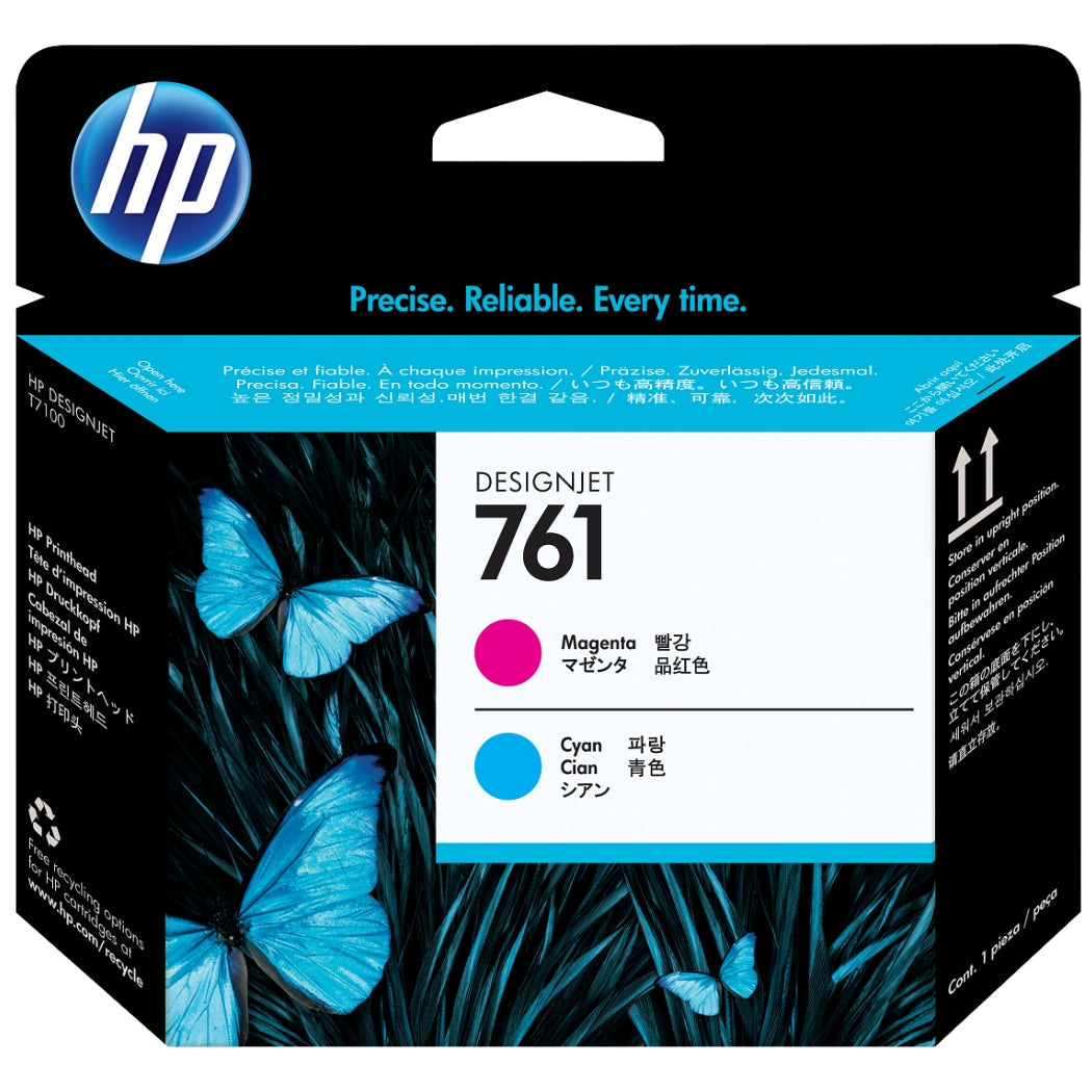 Original HP 761 (CH646A) Magenta / Cyan Printhead