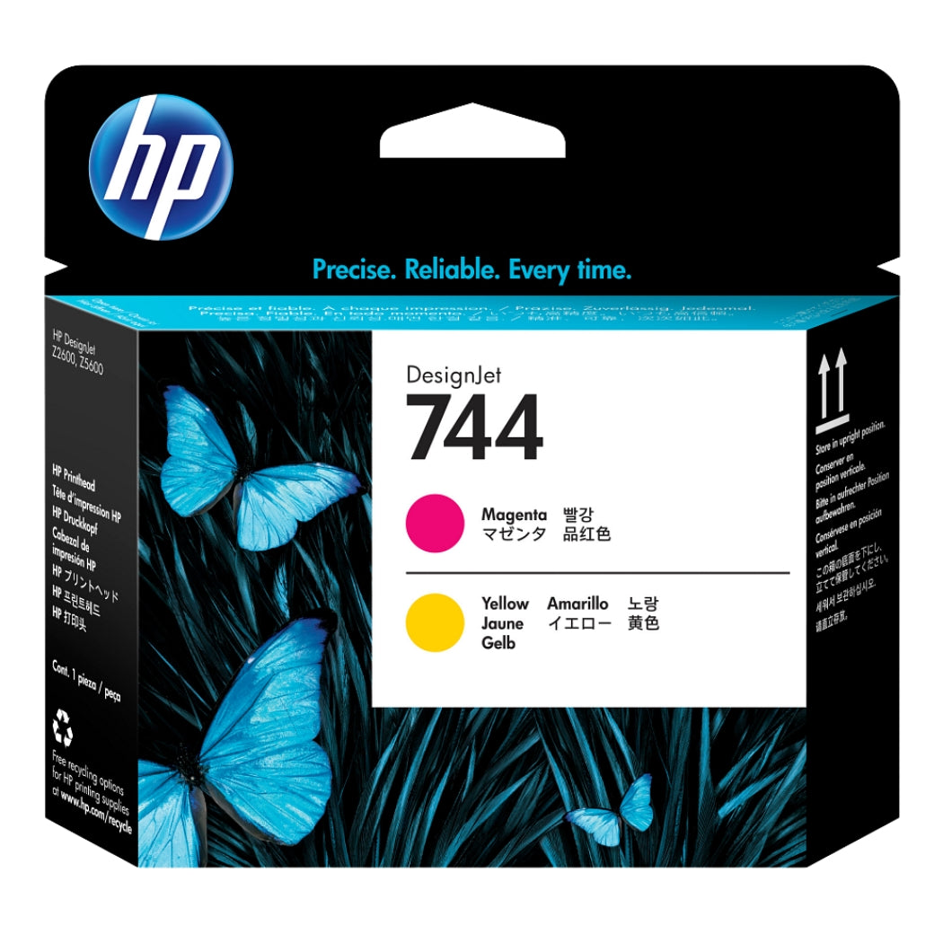 Genuine HP 744 Magenta/Yellow DesignJet Printhead, F9J87A