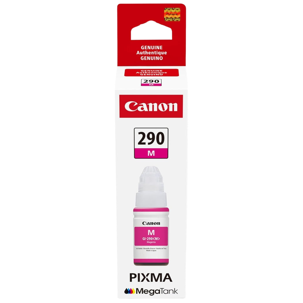 Original Canon GI-290 High Yield Magenta Ink Bottle, 1597C001