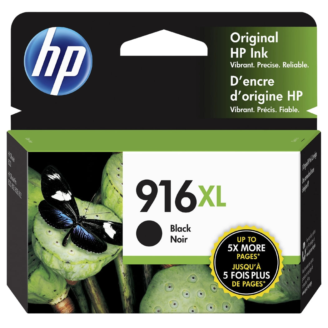 Original HP 916XL (3YL66AN) Black Ink Cartridges