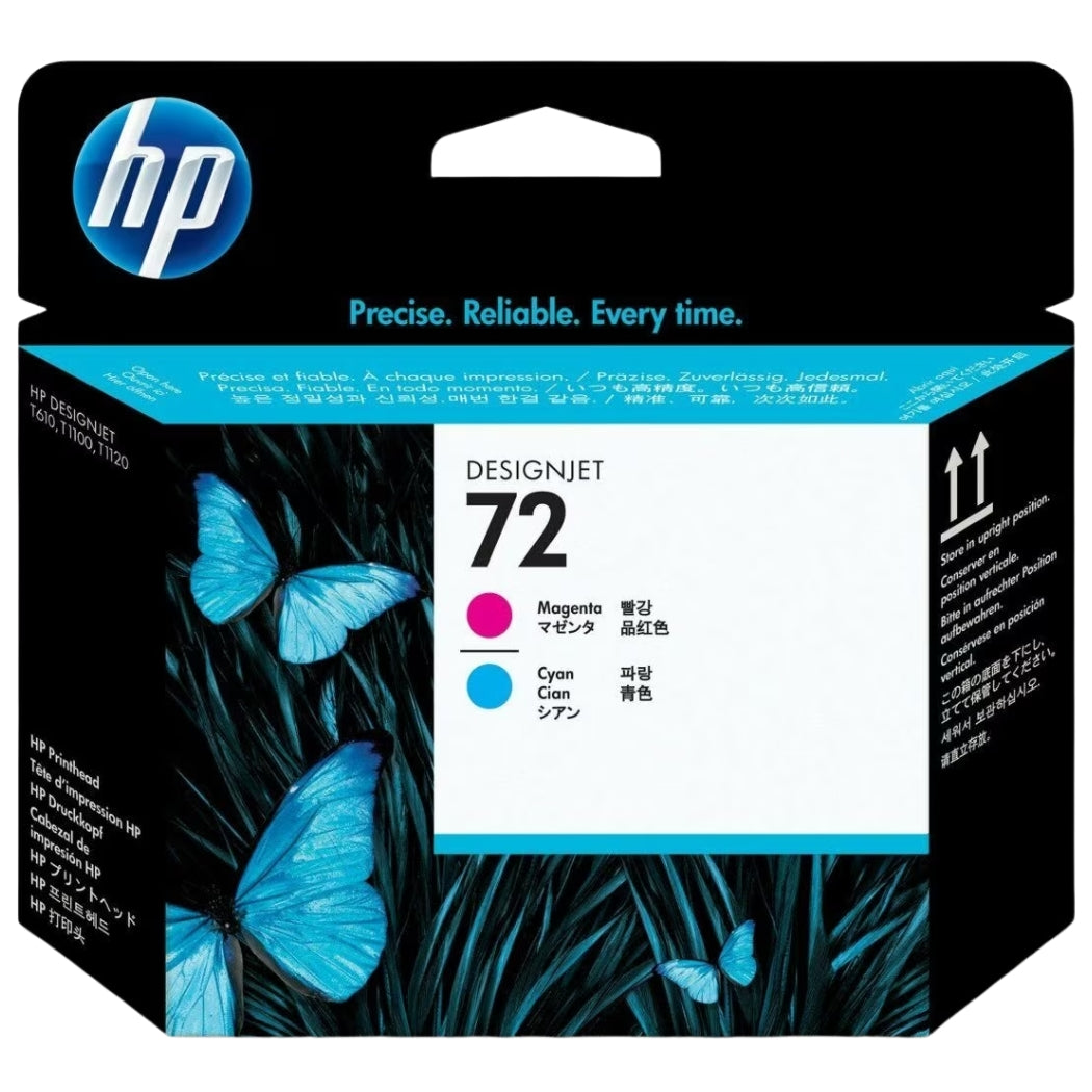 HP 72 (C9383A) Magenta and Cyan DesignJet Printhead