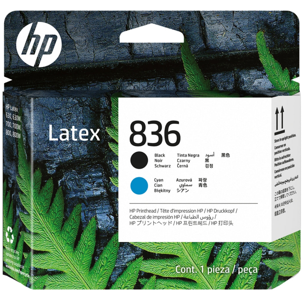 Original HP 836 (4UV95A) Black and Cyan Printhead