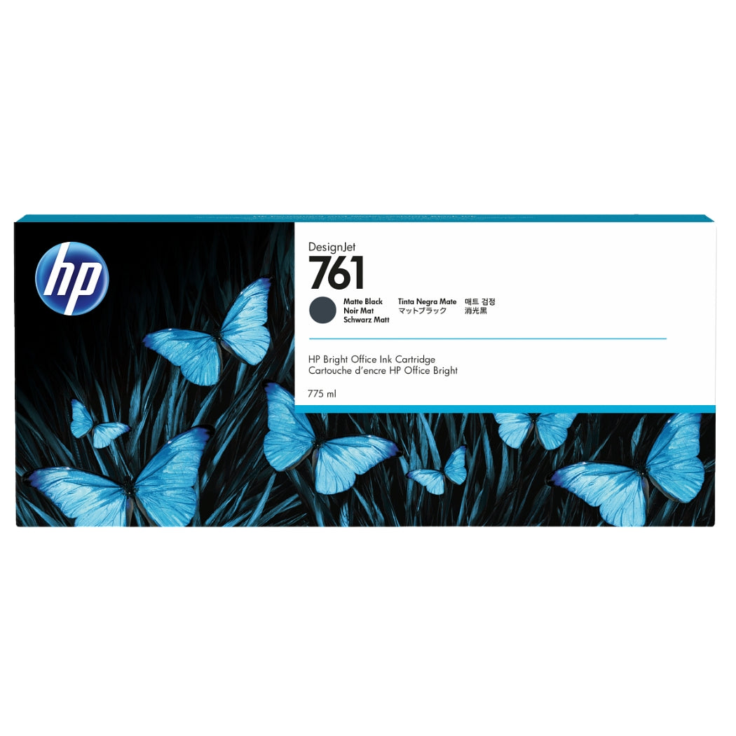 Original HP 761 775mL (CM997A) Matte Black Ink Cartridge