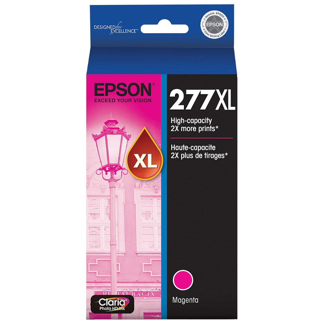 Epson 277XL High-Yield Magenta Inkjet Cartridge, T277XL320-S
