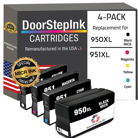 HP 950XL 1 Black MICR / 951XL 3 Color 4-pack