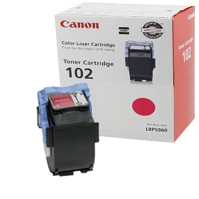 Original Canon CRG-102 High-Yield Magenda Toner Cartridge, 9643A006AA 