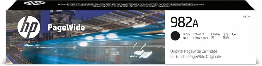 Original HP 982A Standard Yield Black Ink Cartridge, T0B26A