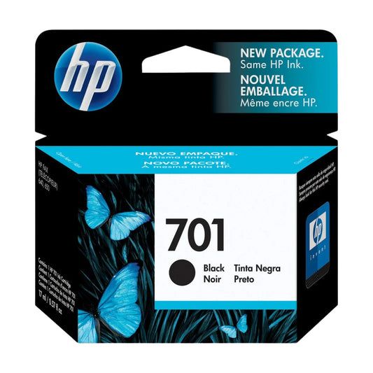 Original HP 701 (CC635A) Black Ink Cartridge