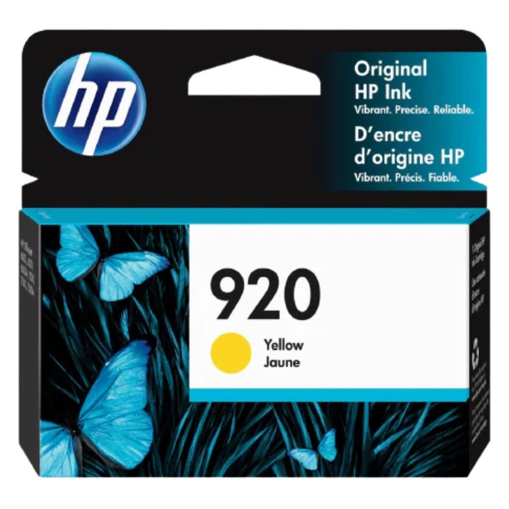 Genuine HP 920 (CH636AN) Yellow Ink Cartridge