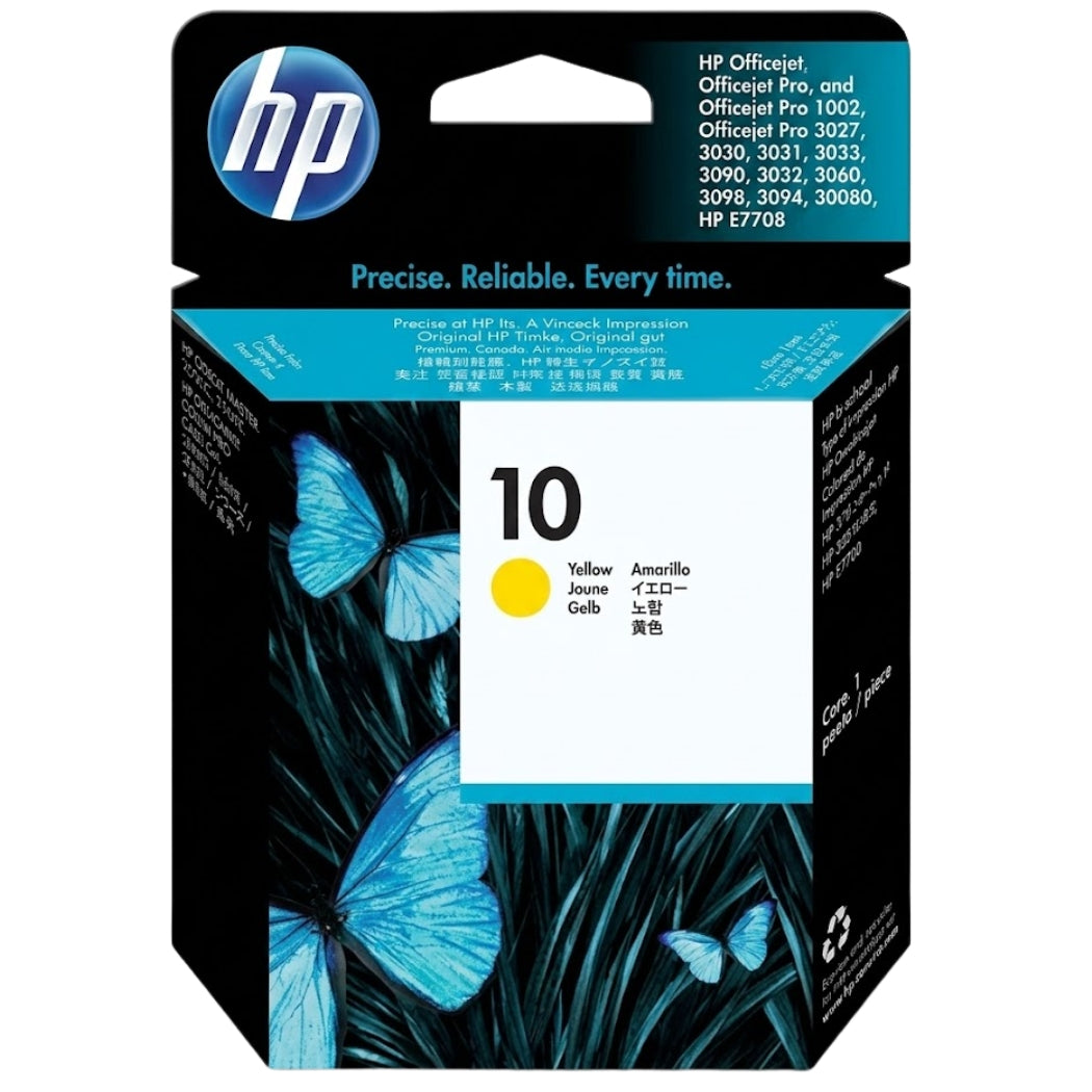 HP 10 Ink Cartridge Yellow-C4842A