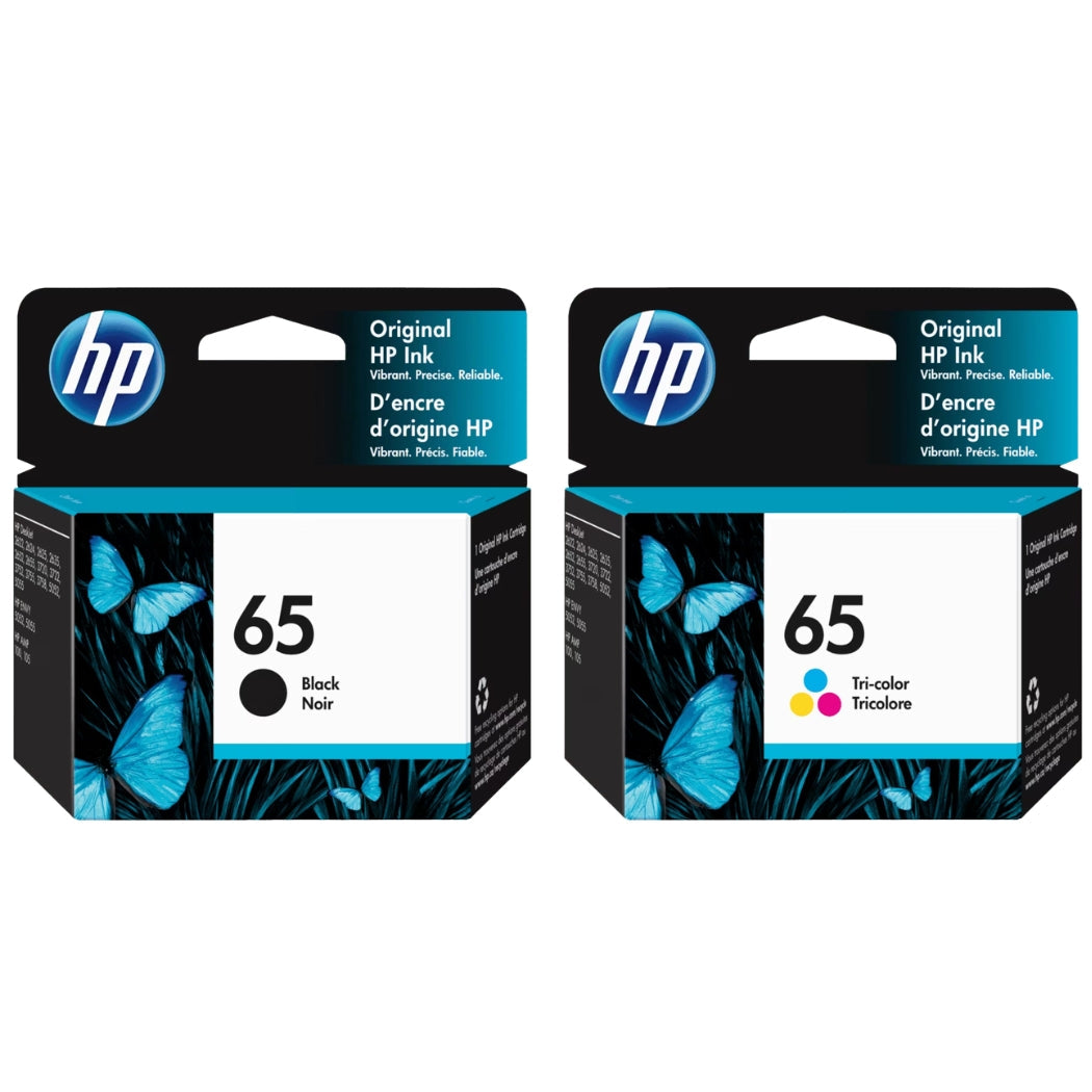 Original HP 65 Black & Color Ink Cartridge