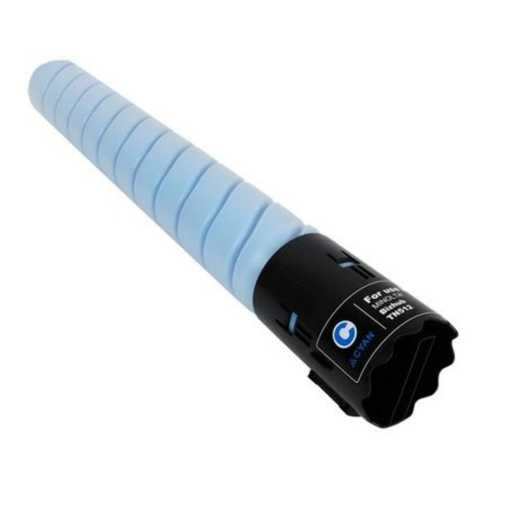  Original Konica Minolta TN512C Standard Yield Cyan Toner Cartridge, A33K432