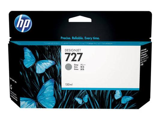 Original HP 727 130mL Standard Yield Gray Ink Cartridge, B3P24A