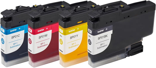 Original Brother SP01 Standard Yield Multi-Color (4-Pack) Ink Cartridge, (SP014PKPLS-OD)