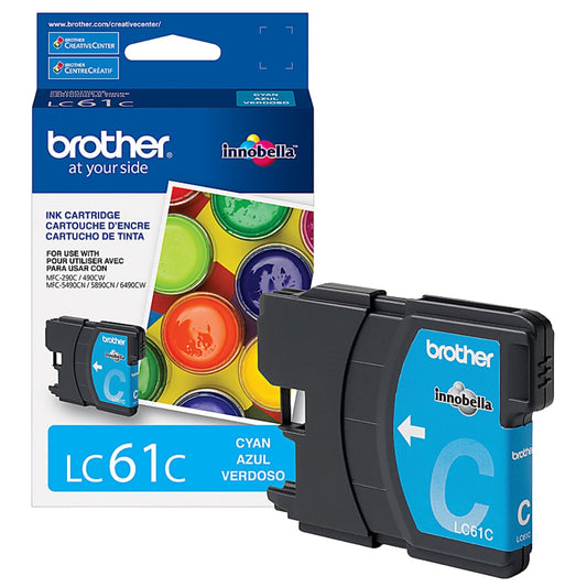 Brother LC61 Cyan Ink Cartridge