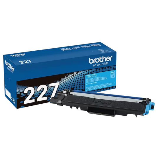 Brother TN227 Cyan High Yield Toner Cartridge, TN227C